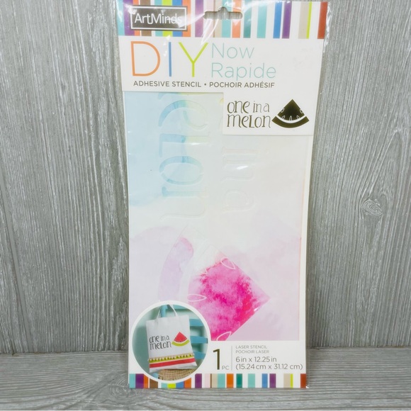 Art mind diy adhesive laser stencil bundle fabric craft shirts/ pillows / bag - Picture 12 of 16